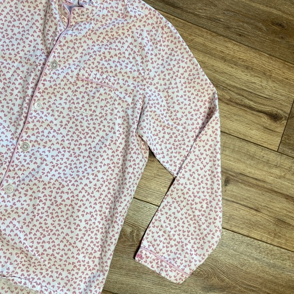 Petite Plum Girls Twill Cotton Heart pajama set - Picture 6 of 9